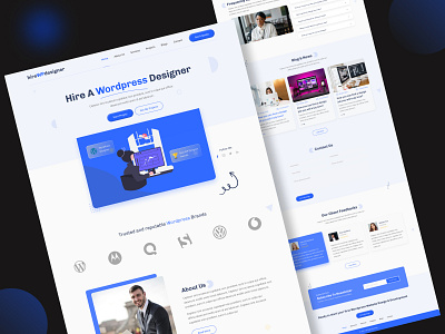 WordPress Designer Website Design 3d animation appdesign branding design graphic design illustration landingpage logo mockup motion graphics productdesign shopify template ui uiux website wix wordpress