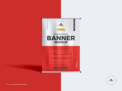 Free Display Banner Mockup sign mockup
