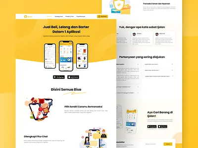 Ijolan - Landing Page design landing page ui ux