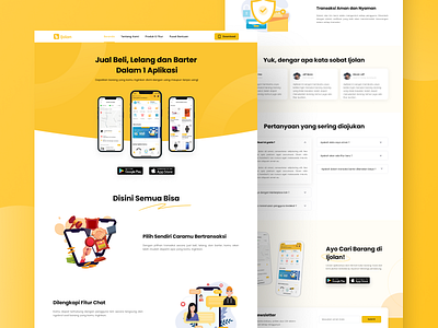 Ijolan - Landing Page design landing page ui ux