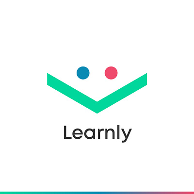 Learnly application logo apps brand brand design brand identity branding design education graphic design logo