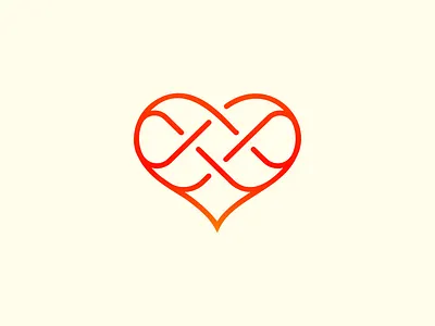 Love Logo branding care child clinic creative design elegant friendship heart icon identity line logo love minimalist modern romance romantic simple valentine