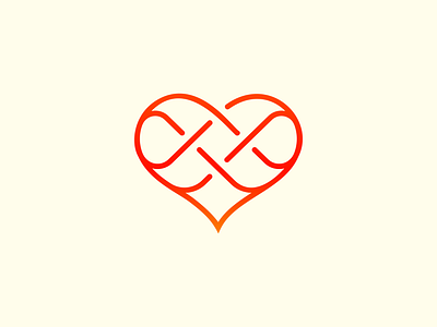 Love Logo branding care child clinic creative design elegant friendship heart icon identity line logo love minimalist modern romance romantic simple valentine