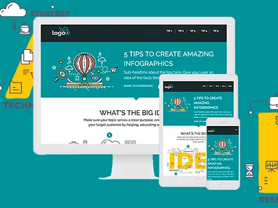 Interactive Infographic Template digital design interactive infographic ion interactive templates