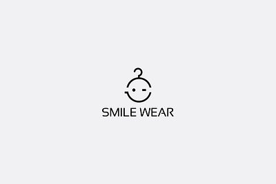 Smile Clothing Logo branding design download flat icon logo logodesigner logodownload minimal minimalistlogo vector