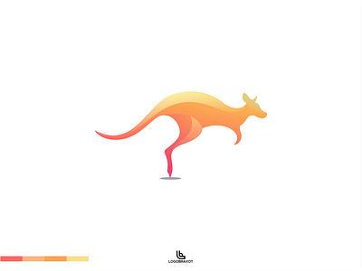 KANGAROO branding design illustration italia logo typography usa vector