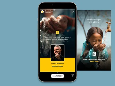 Creative Optimization for Charity: Water