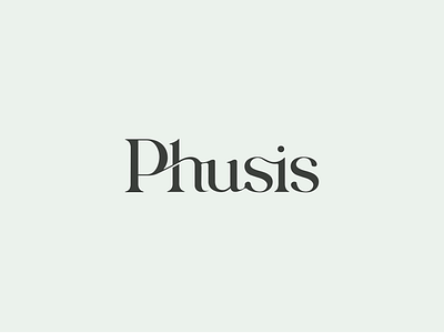 Phusis branding clothing design graphic design illustration natural typography vector