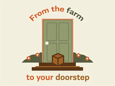 Freshly Dropped Illustration app branding delivery design food graphic design identity illustration logo ui ux vector