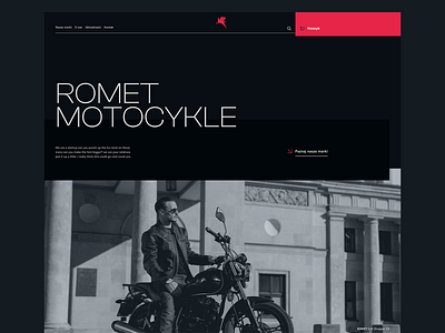 Motorcycle Manufacturer eCommerce Design automotive bicycle car clean ecommerce graphic design interface layout minimal modern motor motorcycle service template ui ux web webshop website wireframe