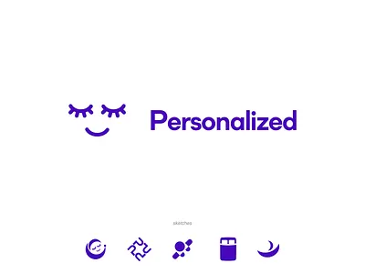 Personalized Logo 3d awesome brand branding design dreams health illustration logo mattress modern rest simple sleep sweet ui ux vector web