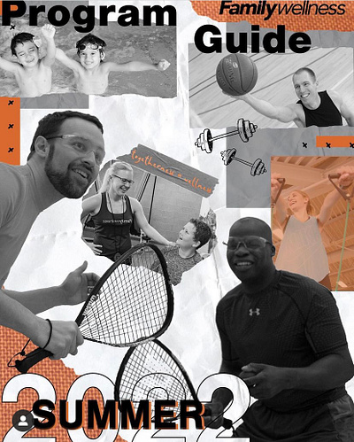 Program guide cover design branding design