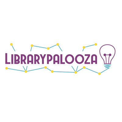 Librarypalooza Logo branding design graphic design logo vector