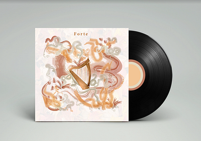 GDES 310- music cover ai branding design illustration