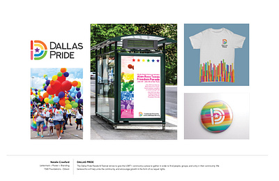 Mock Dallas Pride Branding branding design graphic design vector