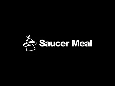 Saucer Meal alien aliens brand identity branding branding design delivery design food food delivery graphic design icon icondesign logo logodesign saucer space spacecraft spaceship vector