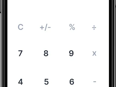 Calculator UI alignement calculator design ui