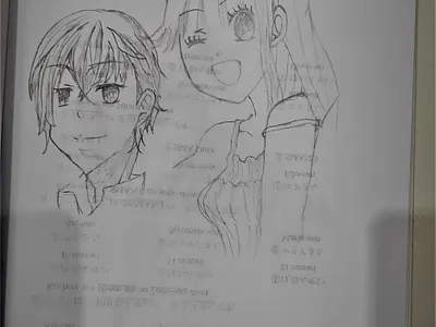 Hand Drawing Manga anime design digital draw illustration manga