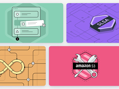Blog Thumbnails amazon auto automation aws blog post code cover cyber devops flat hero image infinity read now related s3 security slsa thumbnails workflow