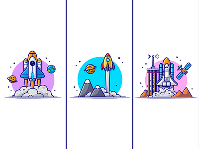 Space shuttle🚀🛰️💨📡 astronaut cloud cute flying icon illustration logo moon nasa planet rocket satellite shuttle space space shuttle star