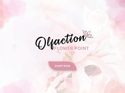 Olfaction - Flowers & Bouquet bouquet branding design dribbble best shot figma flayer design floral design flower illustration logo ui ux vector