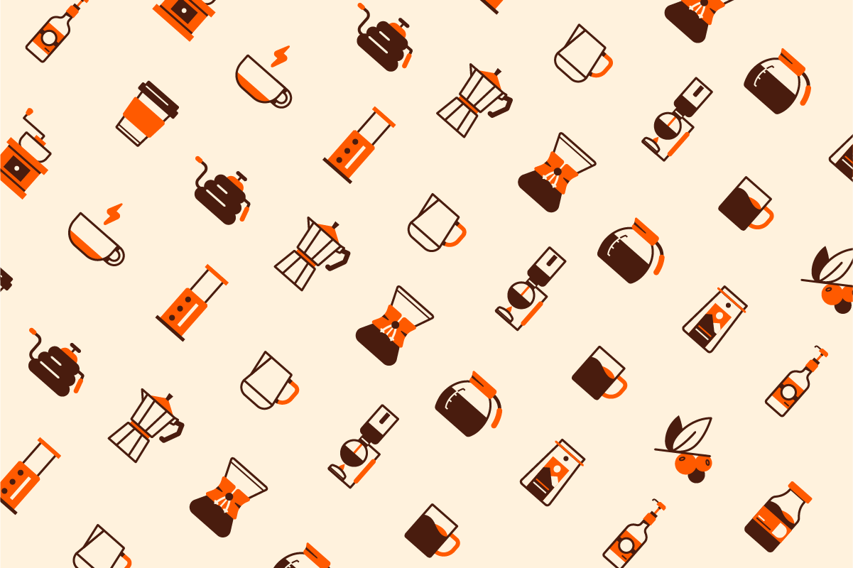 Example of Retro Coffee Shop Icon