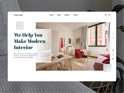 Interior Designers Landing Page branding design furniture graphic design interior interiordesign landingpage lifestyle nepal ui ux