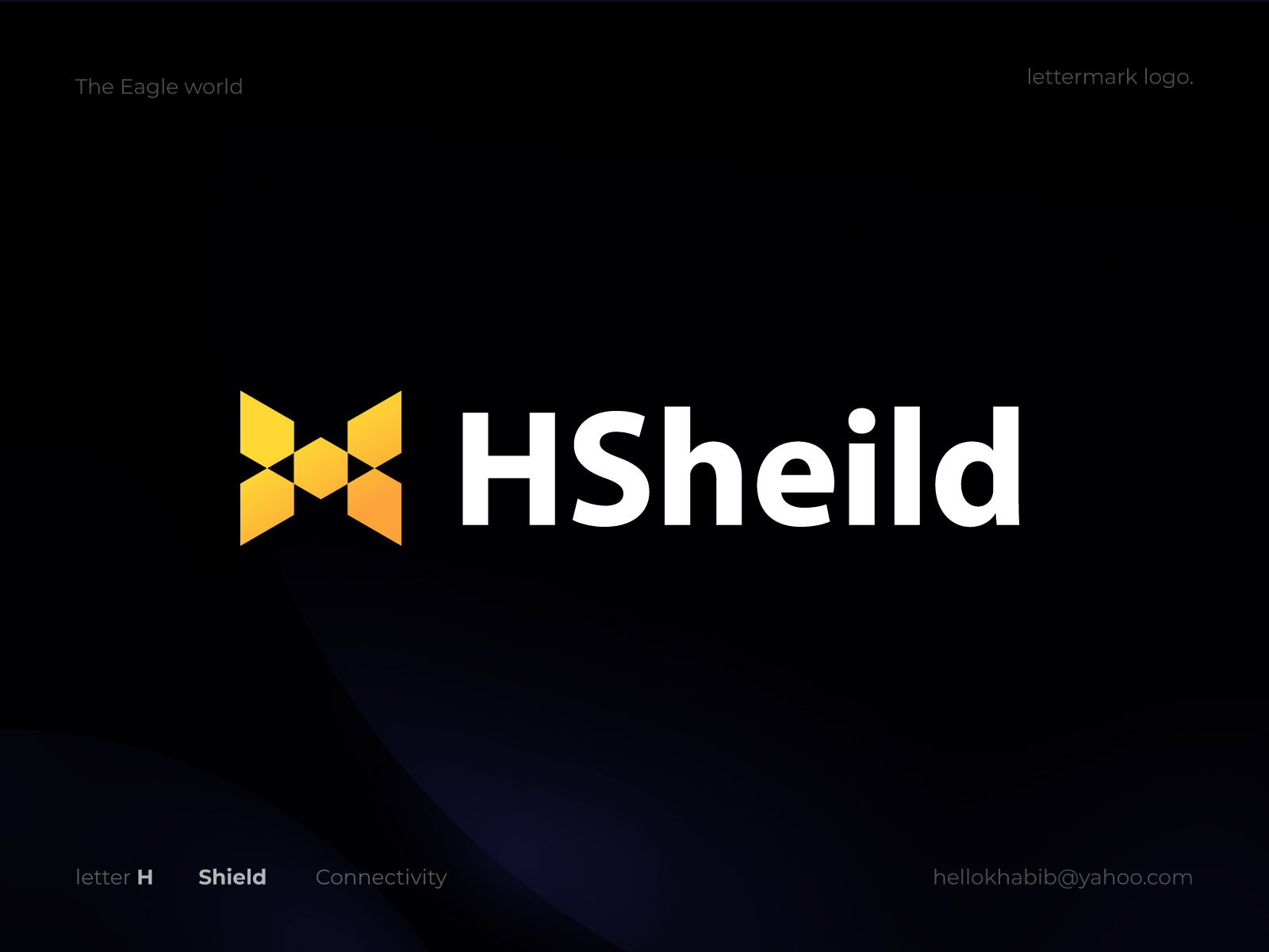 H letter logo design dribbble. by Khabib ???? on Dribbble