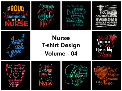 Nurse T-shirt Design graphic design nurse nurse t shirt nurse t shirt design t shirt design tshirt ui uiux ux