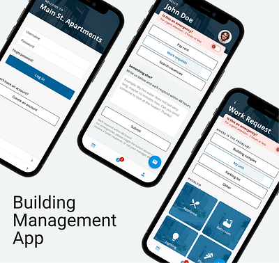 Building Management App clean design clean ui design illustration logo modern simple simple clean interface simple design ui