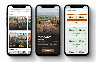 Travel App clean design clean ui design mobile modern simple simple clean interface simple design ui