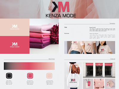 KENZA MODE - Logo & Brand Identity branding graphic design logo