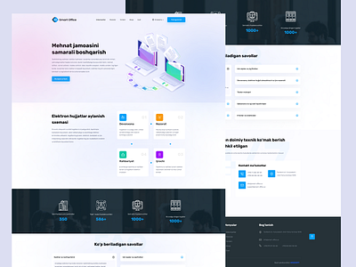 Smart Office landing landingpage managar office smart smart office