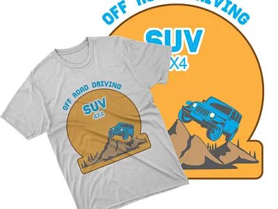 SUV Car branding cartshirts design graphic design graphictshirtsbrand illustration logo motion graphics t shirt typographytshirt vector