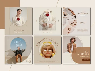 Fashion on Instagram Post banner ads exploration fashion graphic design ig instagram post social media
