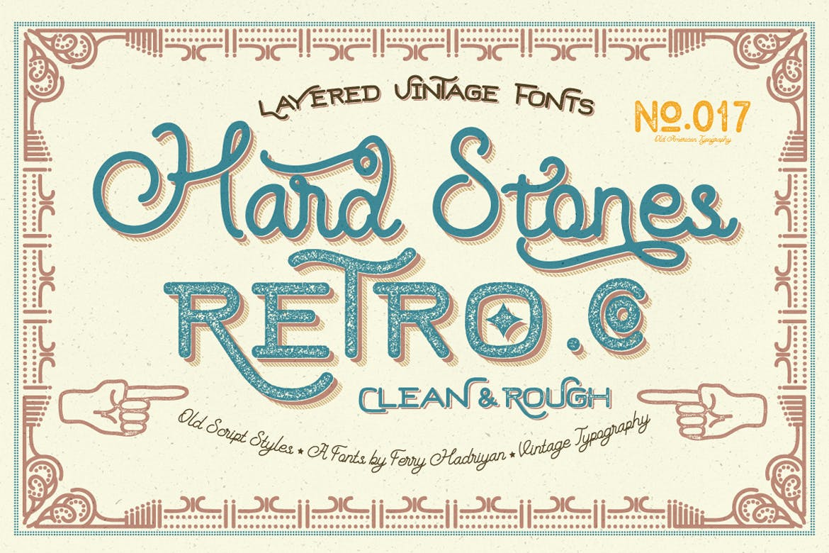 Hard Stones Fonts app branding design display font graphic design illustration logo serif typeface typography ui ux vector vintage