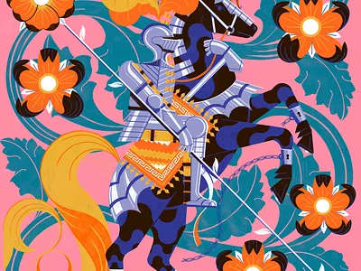 Petals for Armour 2021 clean nft colour design editoral editorial illustration illustration nft print