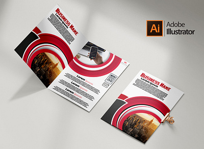 Create a modern Flyer in illustrator business design flyer graphic design illustration illustrator mokup