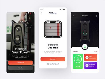 Power management app app design app smart application battery battery app battery power charger creative design management mobile app mobile design power power app power management product design smart smart app ui ux