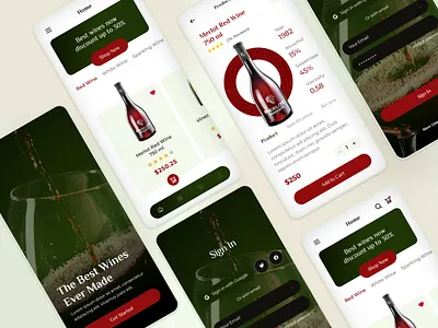 Online Alcohol Delivery App UI alcohol app design beer danmurphys delivery service instacart iphone liquor app liquor delivery app mobile mobile app design mobile app designs ondemandapp online shop ui ui design uiux design user experience user interface vodka