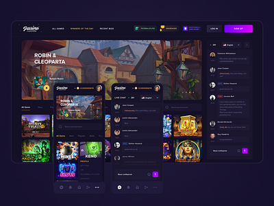 UI / UX design - gambling bitcoin blockchain casino crypto dark design gambling game nft nft game slots ui uiux ux