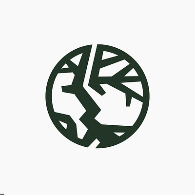 Face Tree Logo beard branch design evergreen face green human leaf logo outdoor people tree