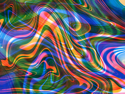 Risograph Swirls color design funky grainy halftone illustration print psychadelic rainbow retro riso risograph swirls vibrant