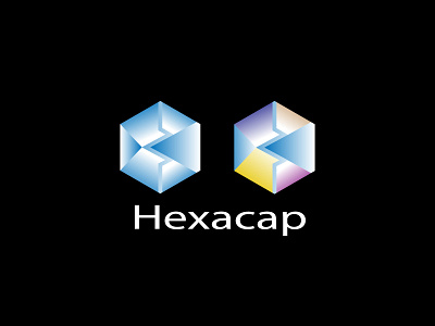 Hexagon Logo-Hexacap graphic design hexagon logo brand