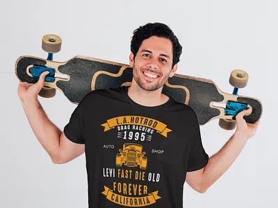 L.A. HOTROD branding design graphic design illustration logo motion graphics t shirt vector