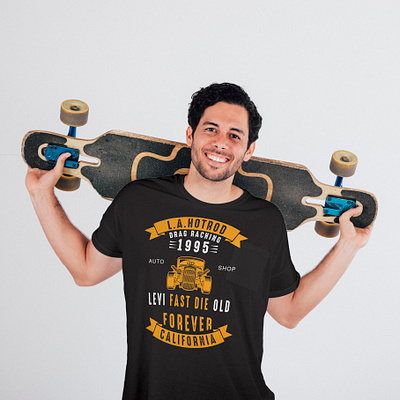 L.A. HOTROD branding design graphic design illustration logo motion graphics t shirt vector