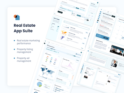 Real Estate App Suite made by UPDIVISION admin panel app suite real estate