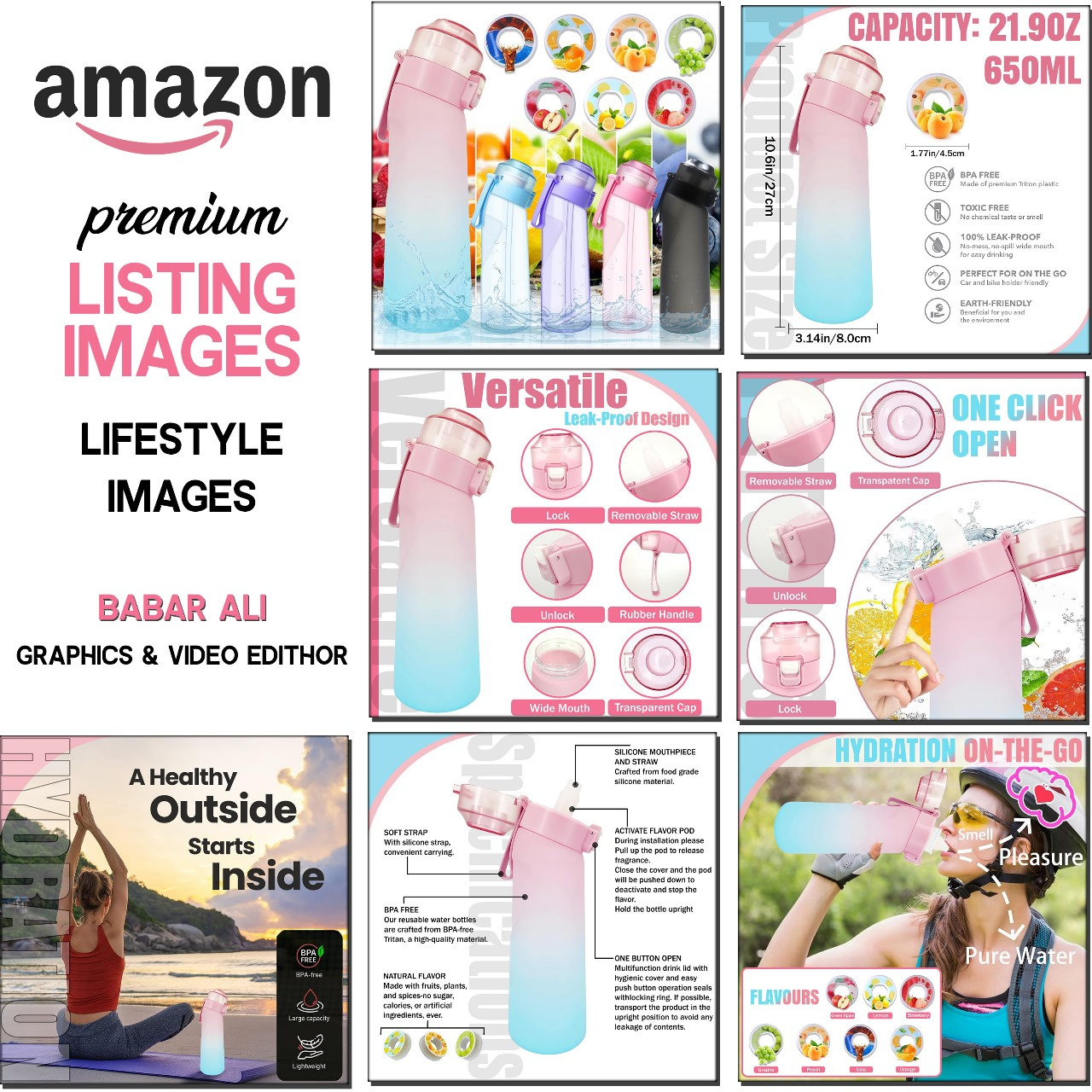 Example of Amazon Listing Images Social Media Posts