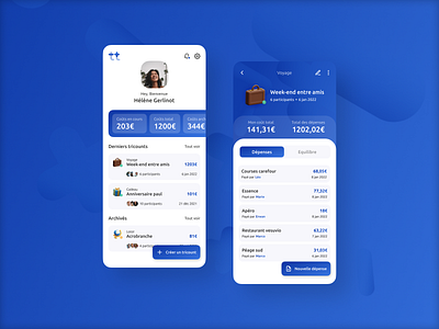 App exploration #6 - tricount app bank banking brand identity branding crypto design finance money ui ux