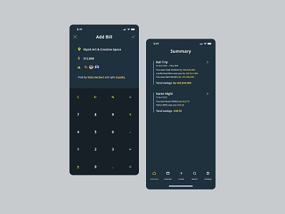 Daily UI :: 004 - Calculator app dailyui design minimal ui ux